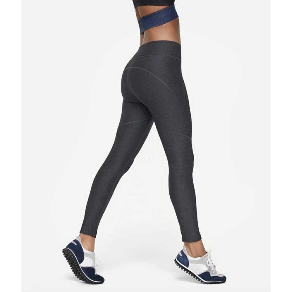 Outdoor Voices Warmup Leggings Dark Grey High Rise Compression 7/8 Ankle